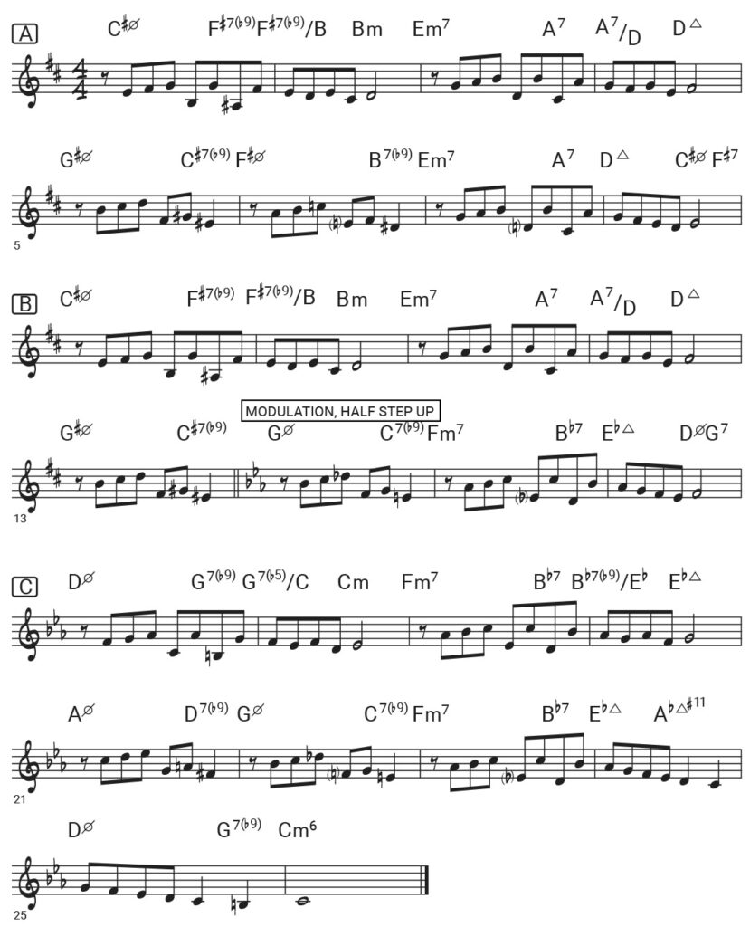 You Must Believe In Spring - Lead Sheet